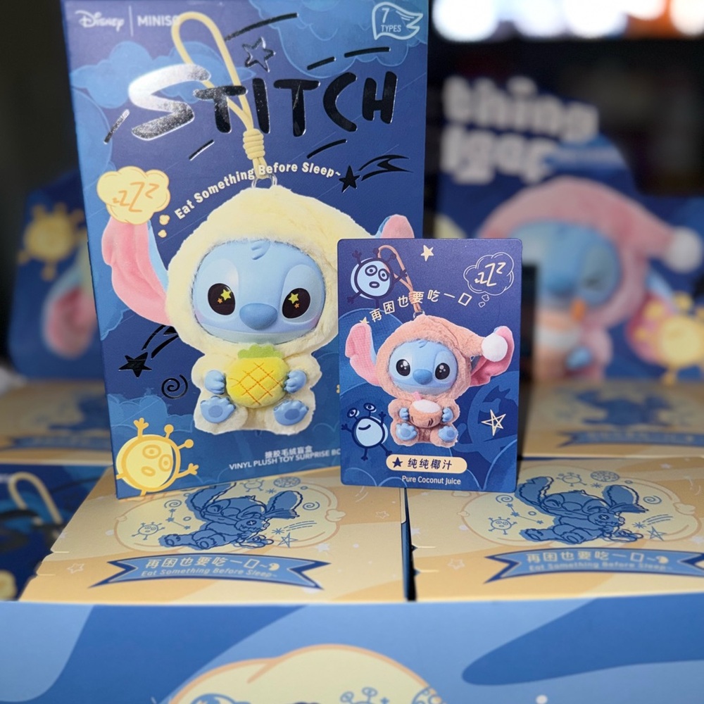 Disney Miniso Stitch “Eat Something Before Sleep” – Pure Coconut Juice